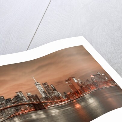 Brooklyn Bridge and Manhattan by Assaf Frank